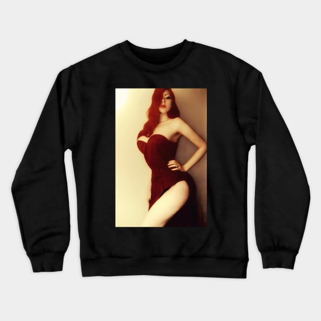 Jessica Rabbit - Cosplay Crewneck Sweatshirt by britneyrae